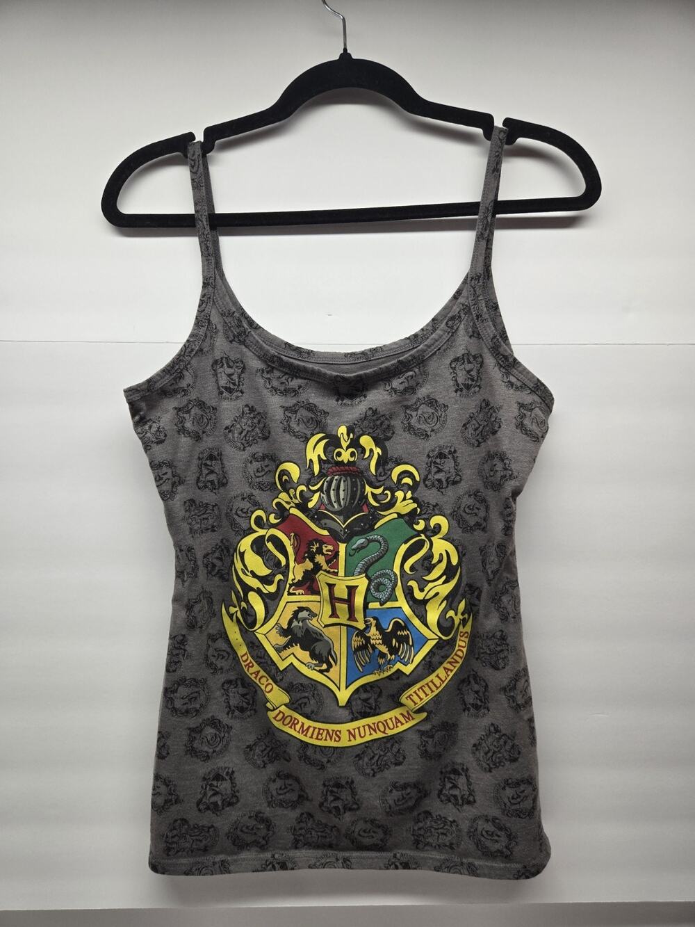 The Wizarding World Of Harry Potter Tank Top Universal Studios Gray Womens M